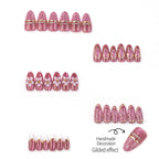 Press-On Nail Set Lace & Floral Secure Fit