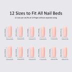 Press-On Nail Set Leopard Print Easy Application