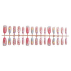 Press-On Nail Set Mixed Designs & Multiple Sizes