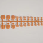 Press-On Nail Set Natural Look Reusable Multi-Size