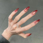 Press-On Nail Set Ombre Gradient Long-Lasting