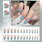 Press-On Nail Set Ombre Reusable & Tool-Free