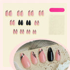 Press-On Nail Set Peel & Stick Intricate Patterns