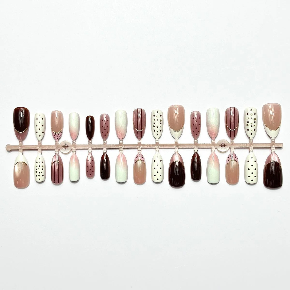 Press-On Nail Set Peel & Stick Long-Lasting Designs