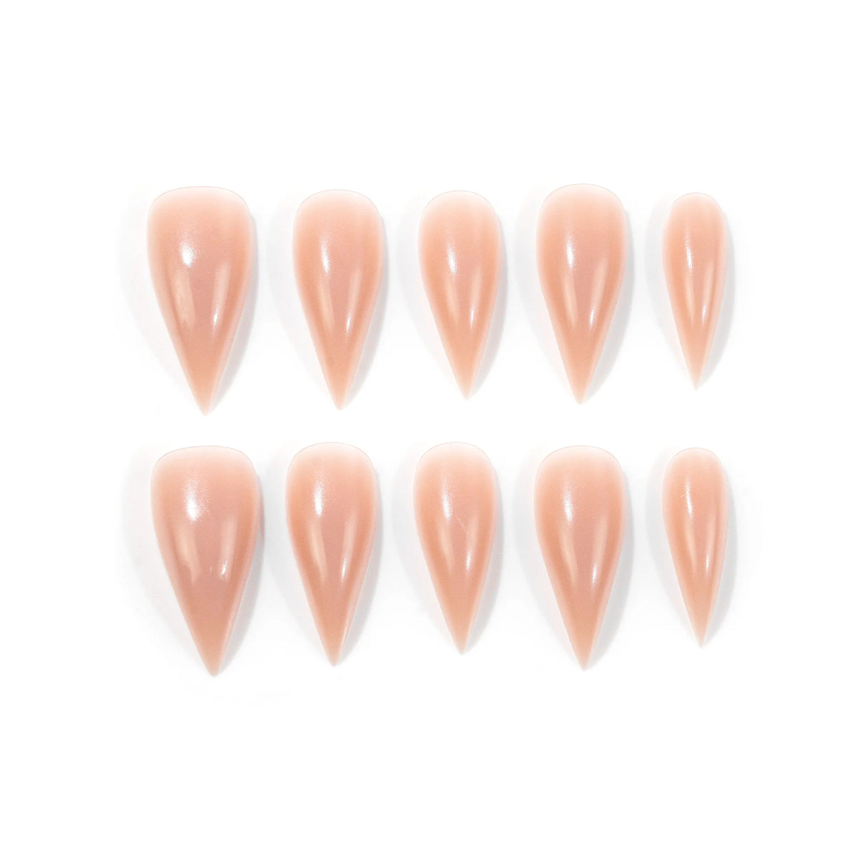 Press-On Nail Set Pointed Design Lightweight & Comfortable