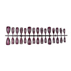 Press-On Nail Set Pointed Glossy Multiple Sizes