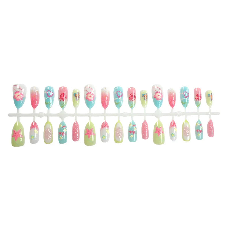 Press-On Nail Set Reusable Salon-Quality Custom Fit