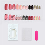 Press-On Nail Set Self-Adhesive Assorted Designs