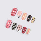 Press-On Nail Set Self-Adhesive Assorted Designs