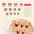 Press-On Nail Set Sparkle Accents Multiple Sizes & Reusable