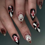 Press-On Nail Set Spooky Designs Easy Application