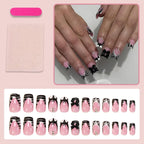 Press-On Nail Set Spooky Designs Easy Application