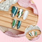 Press-On Nail Set Stylish Mixed Designs Quick Application