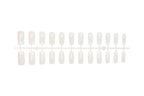 Press-On Nail Set Transparent Natural-Look Multiple Sizes
