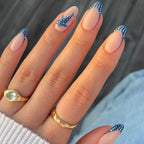 Press-On Nail Tips Intricate Designs Easy Application