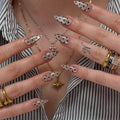 Press-On Nail Tips Pointed Self-Adhesive & Reusable