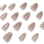 Press-On Nail Tips Pointed Self-Adhesive & Reusable