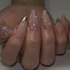 Press-On Nails Artistic Relief Design Easy Application