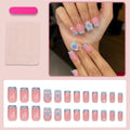 Press-On Nails Delicate Floral Multiple Sizes