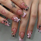 Press-On Nails Floral & Abstract Designs Easy Application