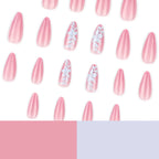 Press-On Nails Floral Design Easy Application