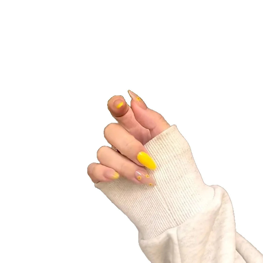 Press-On Nails Floral Design Easy Application & Comfortable Fit