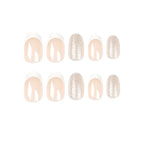 Press-On Nails French Tip Reusable & Quick Application