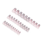 Press-On Nails Glitter & Rhinestone Reusable Set