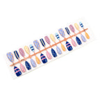 Press-On Nails Patterned Stripes & Polka Dots Reusable