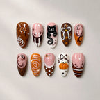 Press-On Nails Playful Designs Easy Application