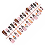 Press-On Nails Playful Designs Easy Application