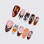 Press-On Nails Playful Designs Easy Application