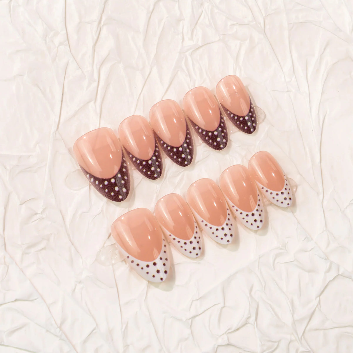Press On Nails Pointed Matte & Glossy Reusable