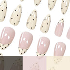 Press-On Nails Polka Dot Design Set Of 24