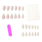 Press-On Nails Polka Dot Design Set Of 24