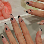 Press-On Nails Reusable Glitter Set Glue & File