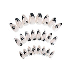 Press-On Nails Reusable Glitter Set Glue & File