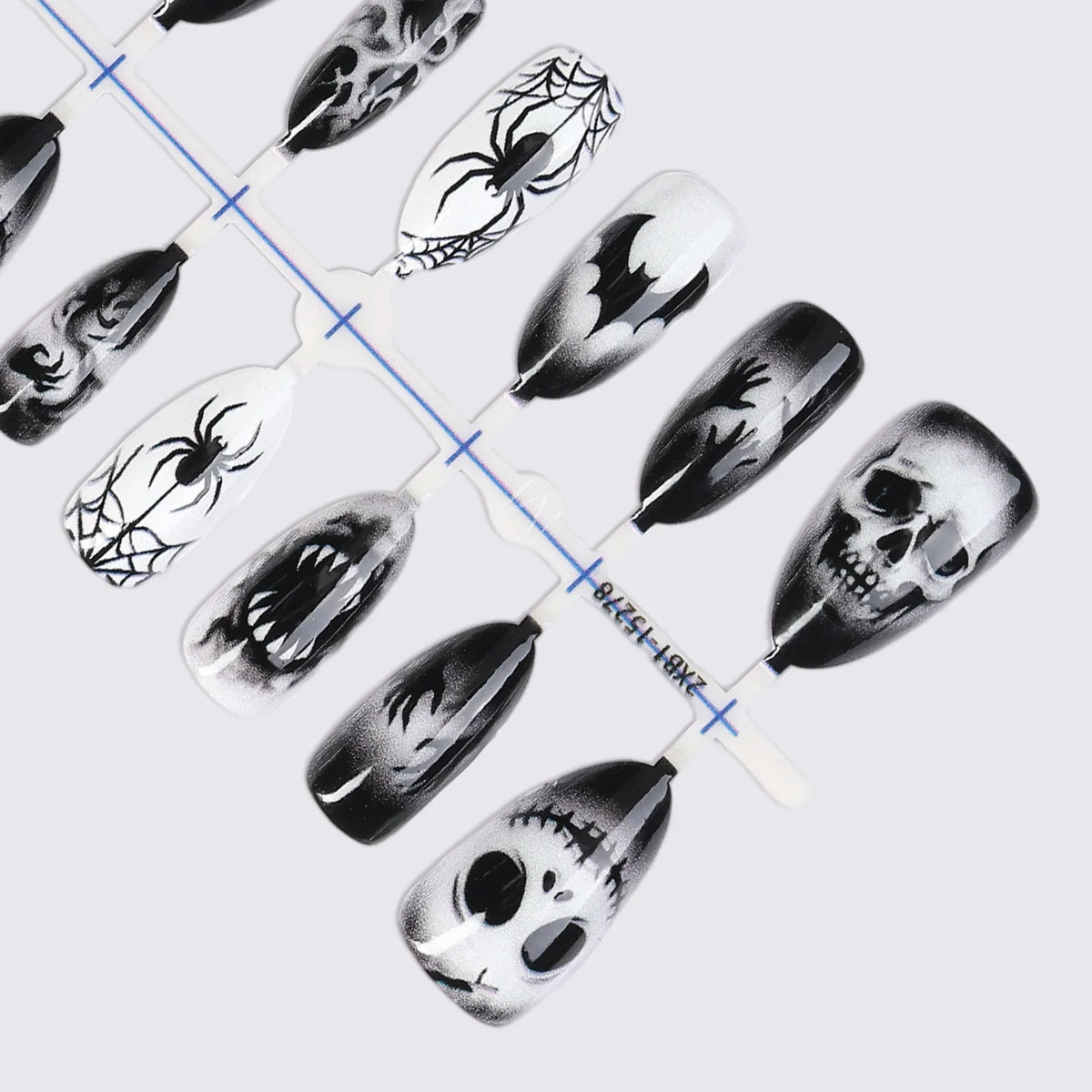 Press-On Nails Spooky Halloween Designs Easy Application