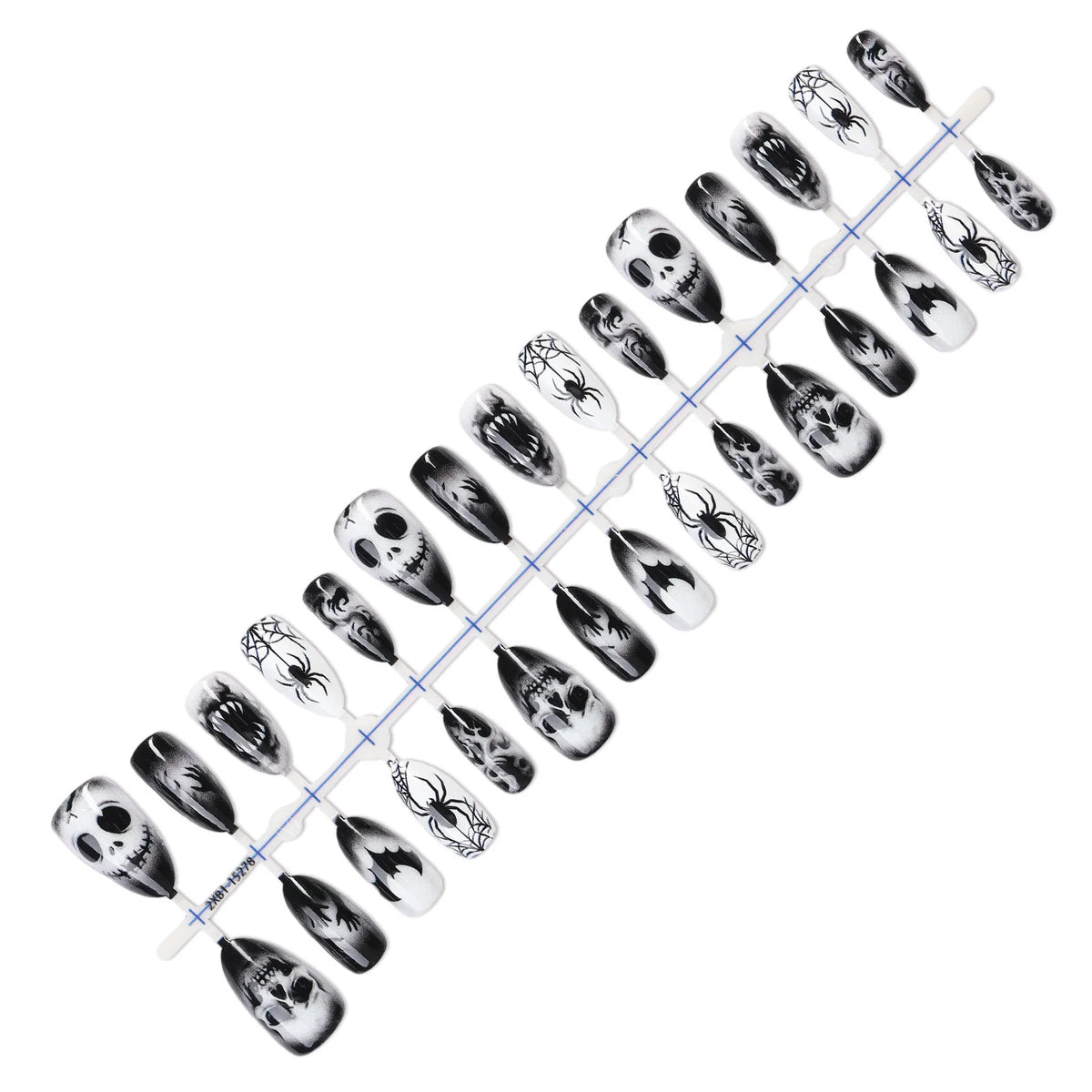 Press-On Nails Spooky Halloween Designs Easy Application