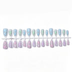 Press-On Nails Starry Design Reusable Easy Application