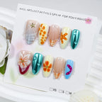 Press-On Nails Trendy Waterproof & Scratch-Resistant