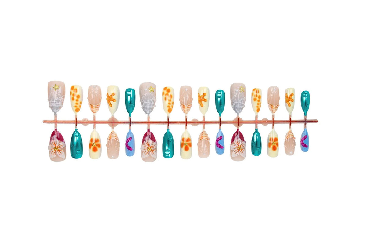 Press-On Nails Trendy Waterproof & Scratch-Resistant