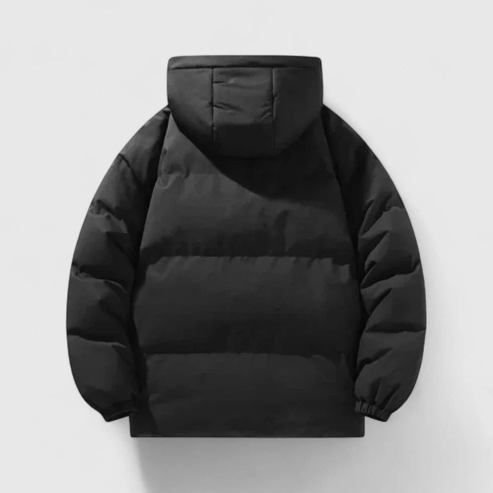 Puffer Jacket Detachable Hood Quilted Insulation