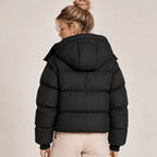 Puffer Jacket Quilted Hooded Oversized Fit