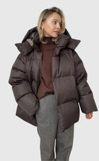 Puffer Jacket Women's Quilted Design Warm Winter Wear