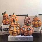 Pumpkin Figure Funny Face Weather-Resistant