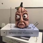 Pumpkin Figure Funny Face Weather-Resistant