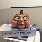 Pumpkin Figure Funny Face Weather-Resistant