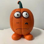 Pumpkin Figure Funny Face Weather-Resistant