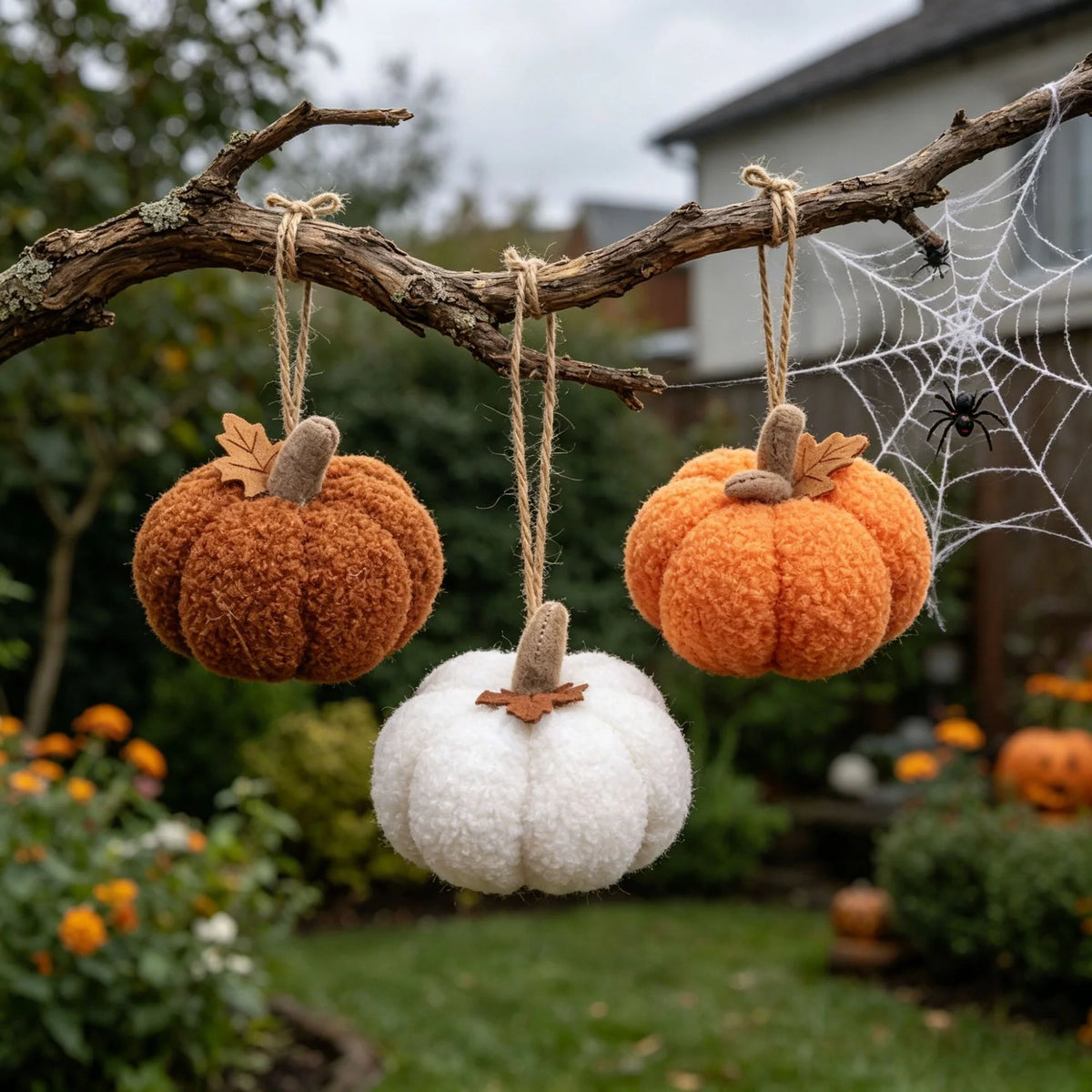 Pumpkin Figure Realistic Textured Durable & Lightweight